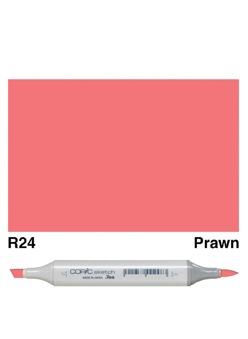 Sketch R-24 Graphic Art Marker Prawn Twin Tip