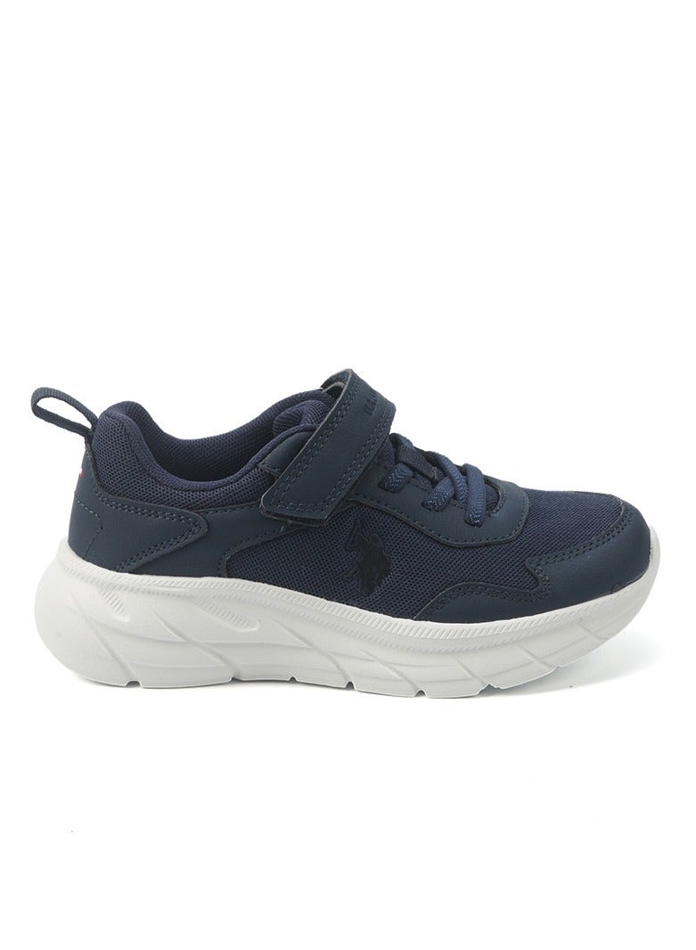 U.S. Polo Assn. Kids' Navy Velcro Strap Sneakers – Easy-On, Day Fun for Little Explorers!  - Image 1