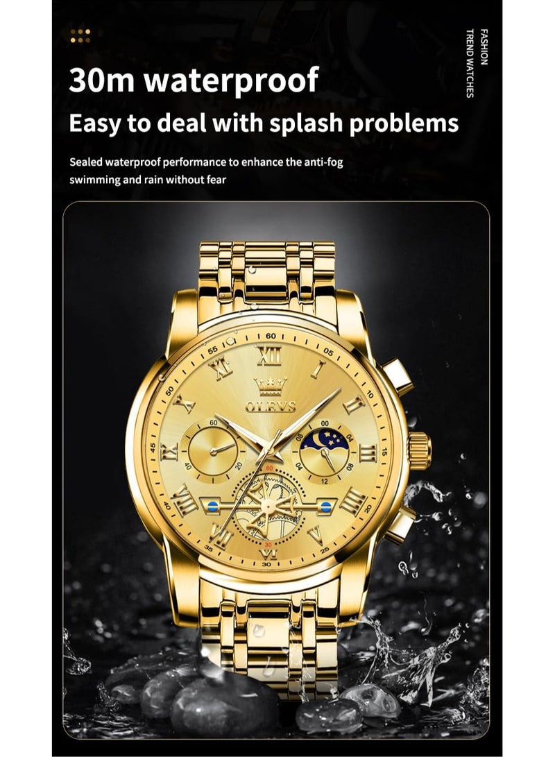 أوليفز ساعات مقاومة للماء للرجال 2859 - Image 4