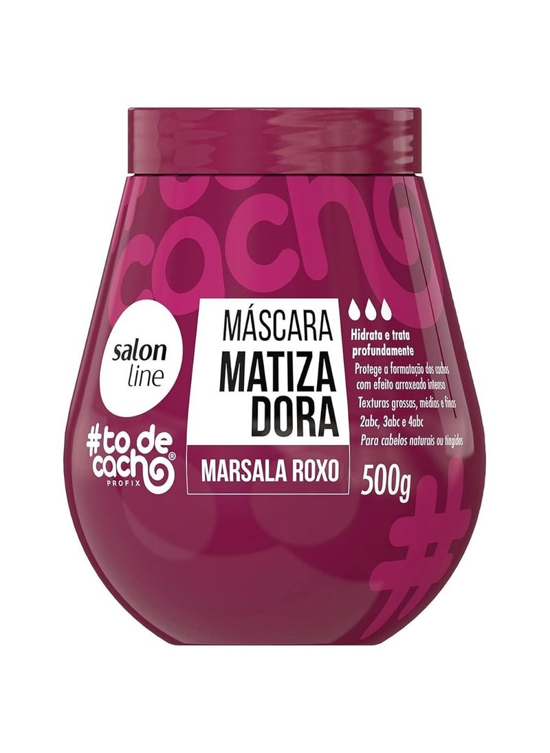 Salon Line - Todecacho Marsala, Salon Line, 500 G,Multicolor - Image 1