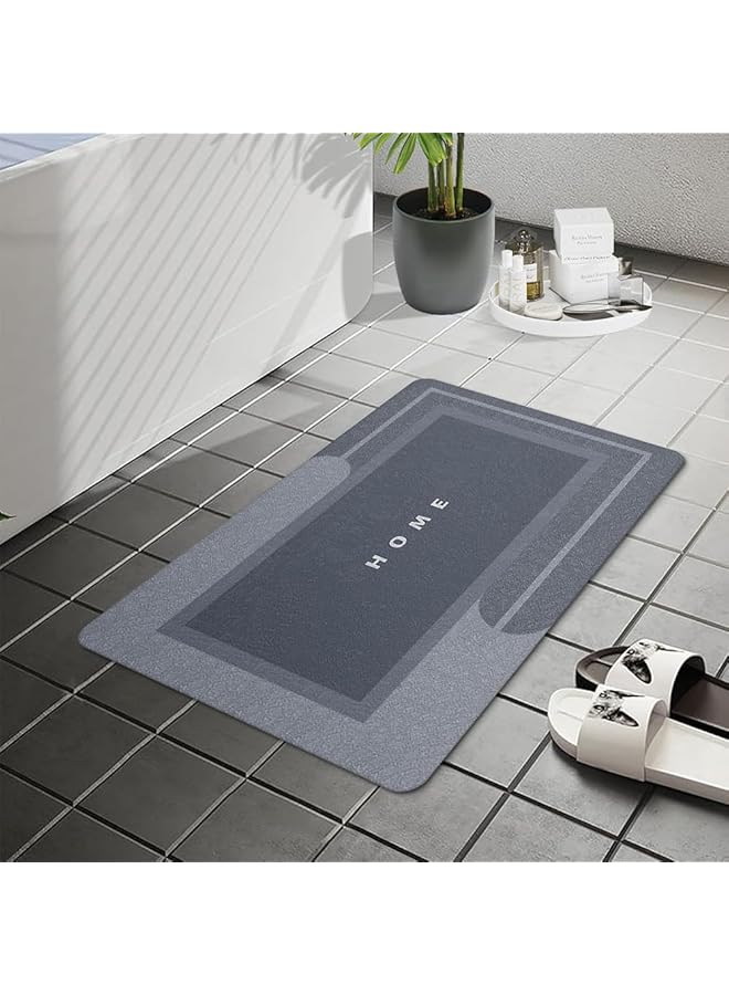 إيروريكس سجادة حمام فائقة الامتصاص من إسفنج الذاكرة سريع الجفاف، سجادة حمام غير قابلة للانزلاق، سجادة أرضية ناعمة قابلة للغسل، سجادة حمام مضادة للانزلاق، سجادة دش، سجادة منطقة المرحاض للحمام وحوض الاستحمام - Image 2