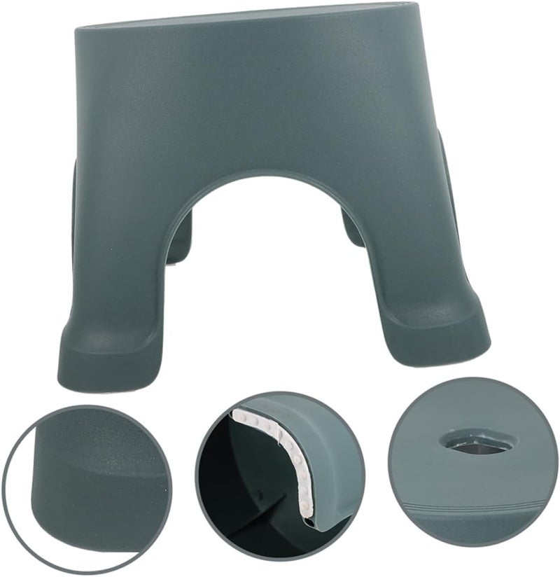 Hemobllo Foot Stool for Bathroom Nonslip Step Stool Lightweight Plastic Design Compact and Practical for Toilet Training and Everyday Use -Skid for Safety - Image 4