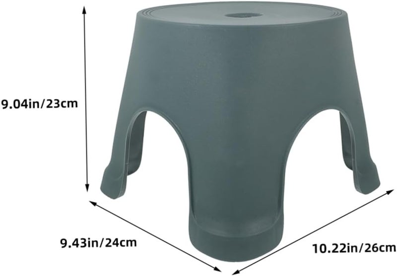Hemobllo Foot Stool for Bathroom Nonslip Step Stool Lightweight Plastic Design Compact and Practical for Toilet Training and Everyday Use -Skid for Safety - Image 2