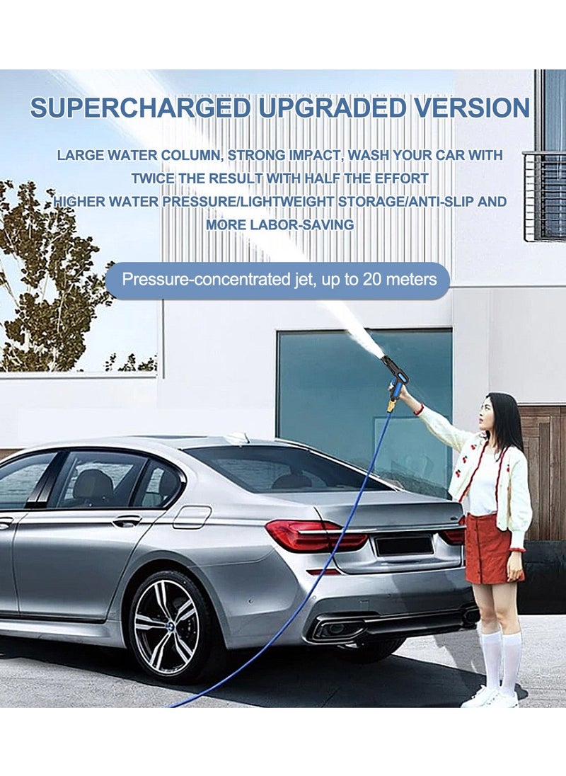 WOWER - Portable Pressure Washer Gun Car Wash Pump 2000par for Car, Home & Garden Watering - Image 1