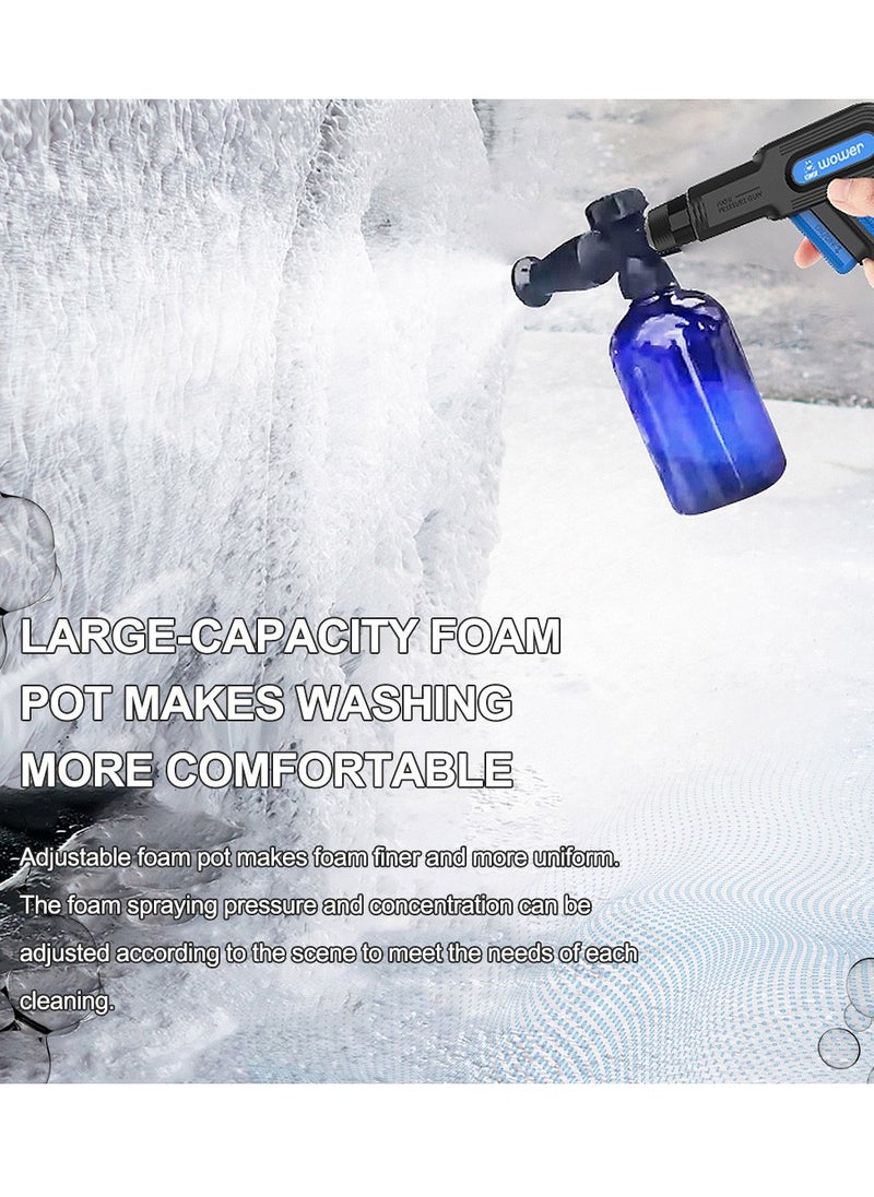 WOWER - Portable Pressure Washer Gun Car Wash Pump 2000par for Car, Home & Garden Watering - Image 1