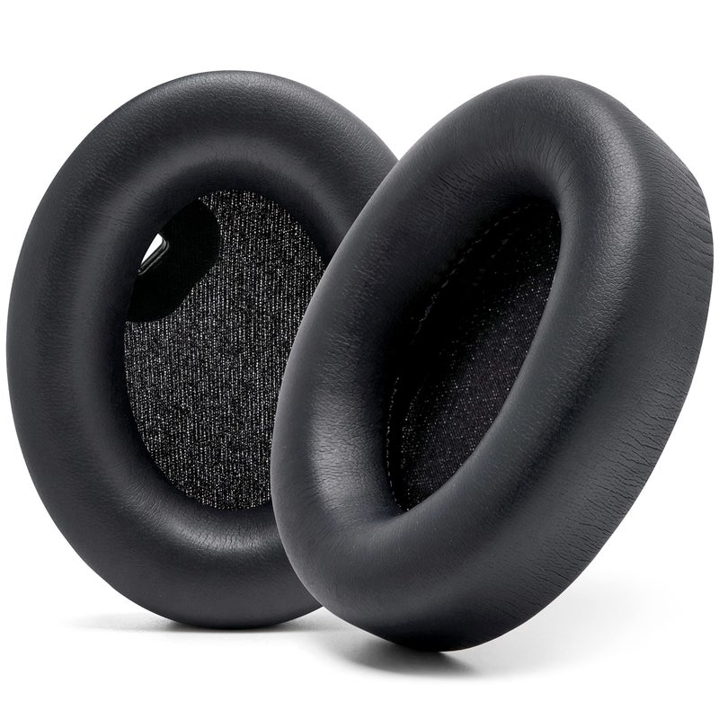 WC Wicked Cushions Extra Thick Earpads for Sony WH1000XM4 Headphones - Soft PU Leather Cushions, Luxurious Noise Isolating Memory Foam, Added Thickness Without Disabling On/Off Sensor | Black - Image 1