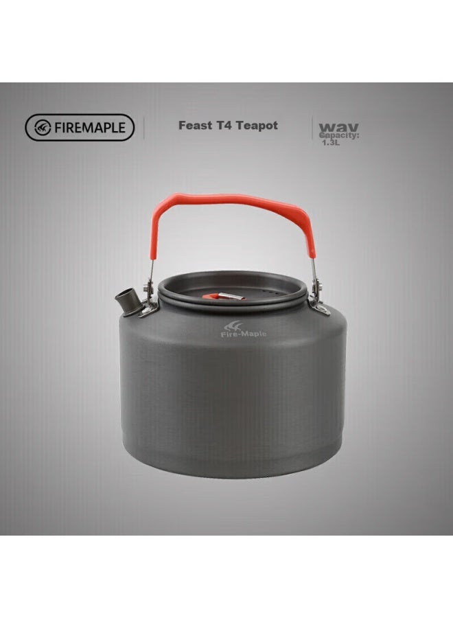 Fire-maple T4 Teapot 1.3l Single Pot Outdoor Camping Equipment, Water Kettle, Camping Tea Set, Tea Brewing Equipment For Campfire - Image 5