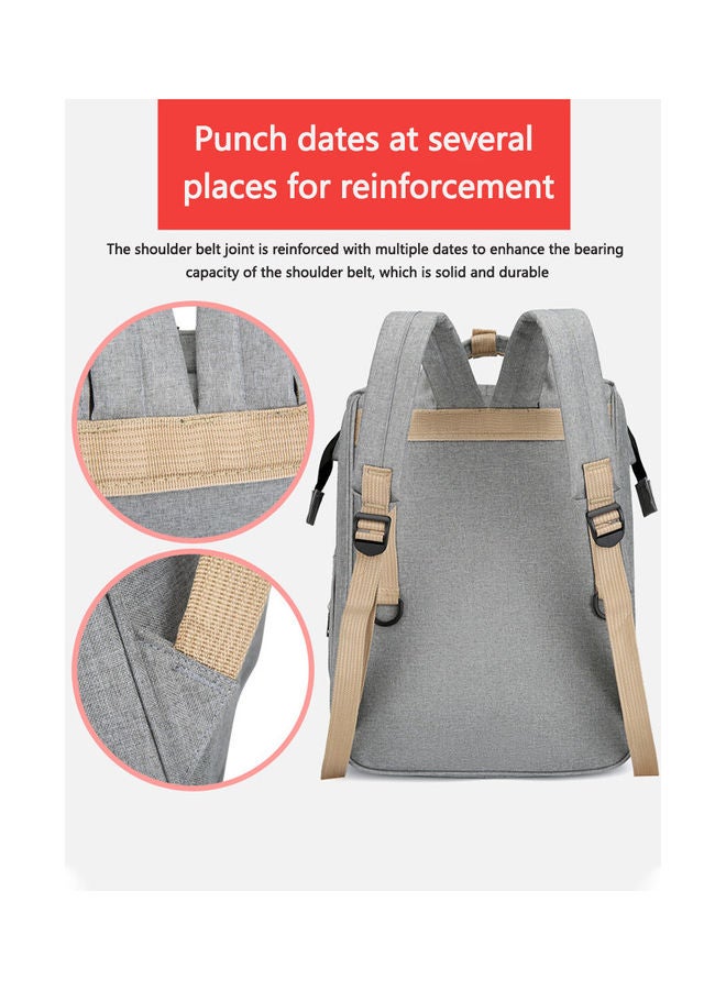 Kidle Multi Functional Large Capacity Folding Baby Bag Portable Mommy Backpack - Image 3