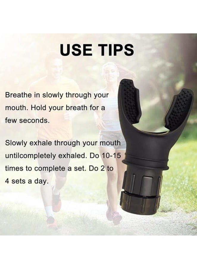 Breathing Lung Trainer - Oxygen Flow Breathing Trainer Lung Trainer Equipment to Improve Lung Capacity Handheld Lung Expansion Training Tools for Respiratory Therapy - Image 2
