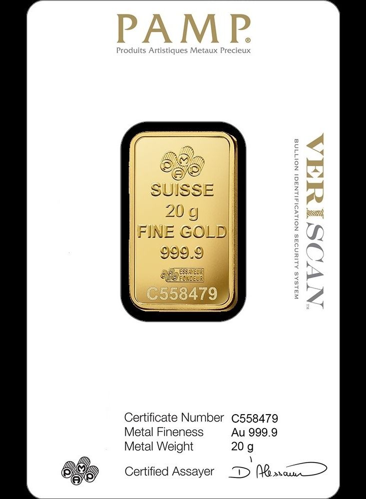 بامب سبيكة ذهب فورتونا عيار 24 وزن 20 غرام - Image 2