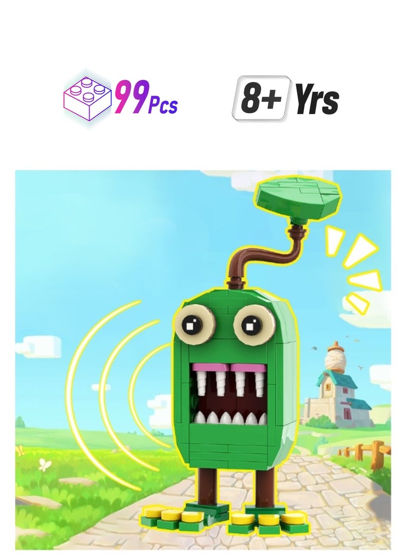 99 pcs  My Singing Monsters Combination Educational Fun Collectible Action Figure Set Building Blocks Toy - Image 1