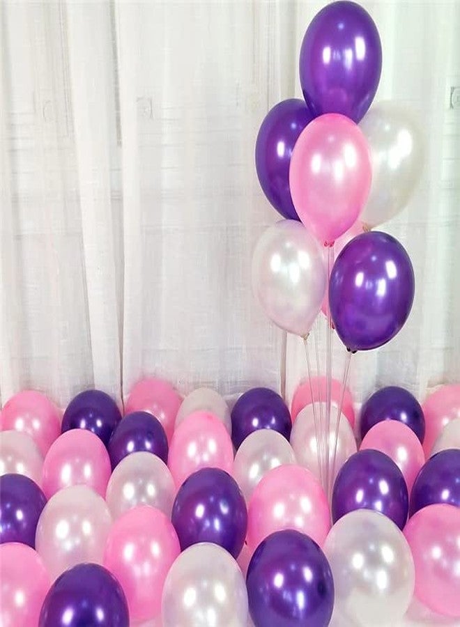 Flyloons Pink Balloons Pack of 100 for birthday decoration items also suitable for Anniversary, Wedding, Celebration, Party - Image 3