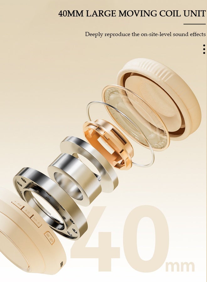 DUNISO Waterproof Wireless Headphones Active Noise Cancelling Bluetooth Headphones Over Ear with Adjustable Microphone Deep Bass Comfortable Protein Earpads Bluetooth 5.3 for Travel and Work - Image 4