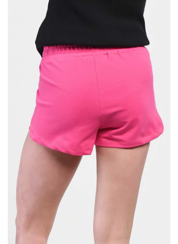 UCLA Courtney Pink Knitted Shorts Printed Women's Knitted Shorts  - Image 5