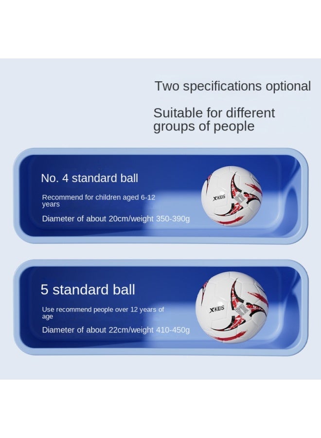 إكستيب كرة قدم رسمية للأطفال، مقاس 5 لطلاب المدارس الابتدائية، مقاس 4 للمراهقين وطلاب المدارس الإعدادية، كرة تدريب احترافية للمباريات - Image 4