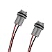 UHANBUT T15 Bulb Socket Pigtail Wiring Harness Adapter 912 920 921 PreWire Socket Connector Nylon Base Sockets Adapter for Headlight Turn Signal Light Reverse Light Retrofit or Replacement 2PCS - Image 2
