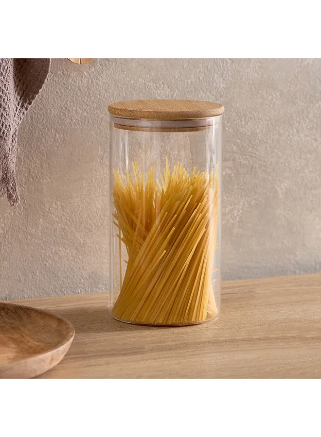 Home Box La Natura Borosilicate Glass Jar 1.45 L