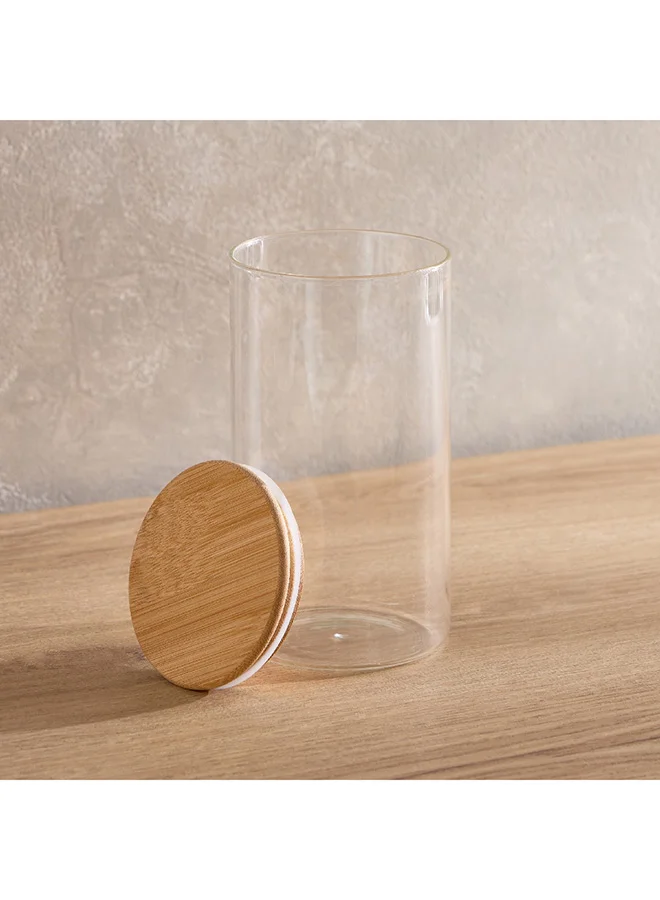Home Box La Natura Borosilicate Glass Jar 1.45 L