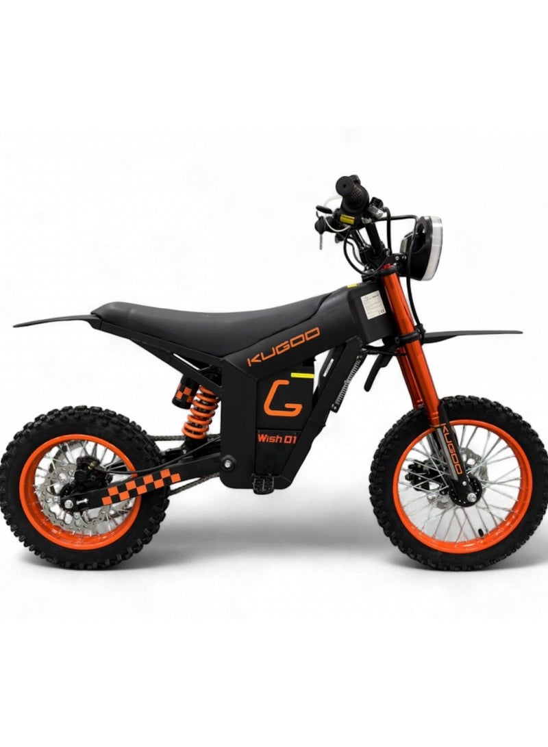 KUGOO Kugoo Wish 01 Electric Dirt Bike with Hydraulic disk brake & 48v 21A Battery.  - Image 4
