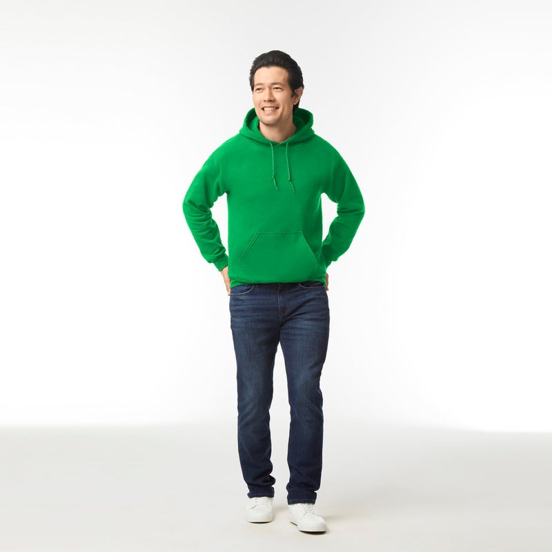 Gildan Adult Fleece Hoodie Sweatshirt, Style G18500, Multipack, Irish Green (1-Pack), Small - Image 3
