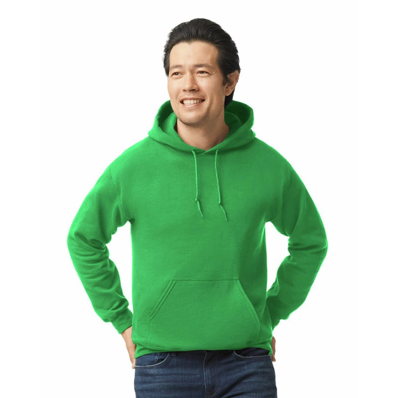 Gildan Adult Fleece Hoodie Sweatshirt, Style G18500, Multipack, Irish Green (1-Pack), Small - Image 1