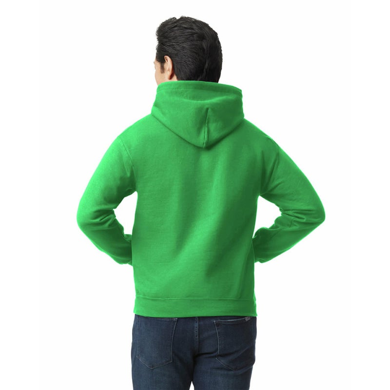 Gildan Adult Fleece Hoodie Sweatshirt, Style G18500, Multipack, Irish Green (1-Pack), Small - Image 2