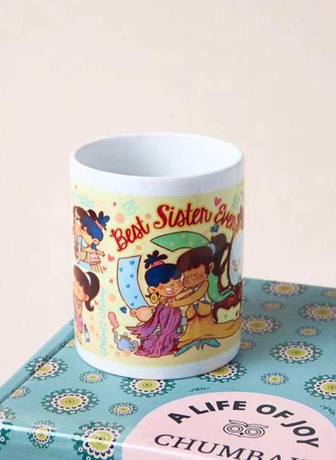 Chumbak  Best. Sis. Ever. Gift Set of 3  | Best Price UAE
