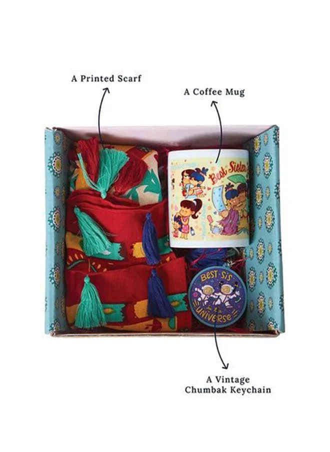Chumbak  Best. Sis. Ever. Gift Set of 3  | Best Price UAE