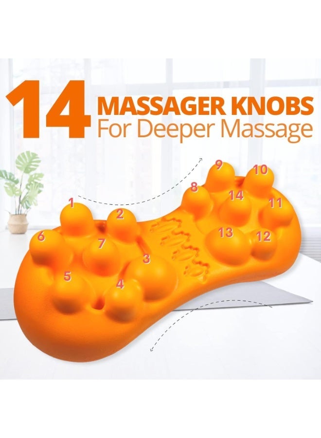 SWIUKPHE Release Tool Muscle Stretcher Device with 14 Massager Knobs for Myofascial Trigger Point, Hip Flexor, Pelvic, Sciatica, Upper Lower Back Pain - Image 3