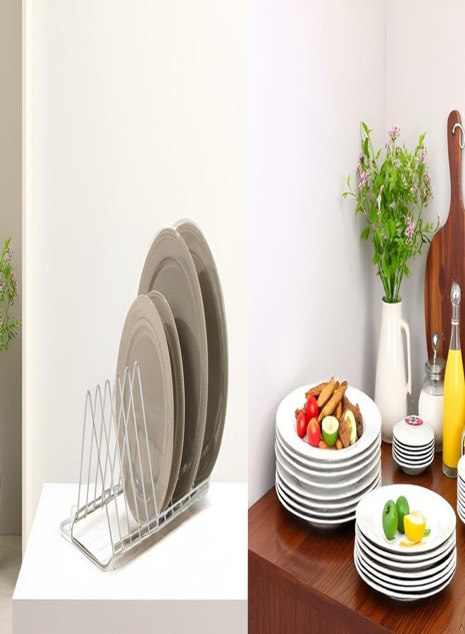 STANDIFY® 8 V-Plate Stainless Steel Stand Heavy Duty, Rust-Proof Durable, Stable, for Indoor & Outdoor Home & Kitchen Use. - Image 4