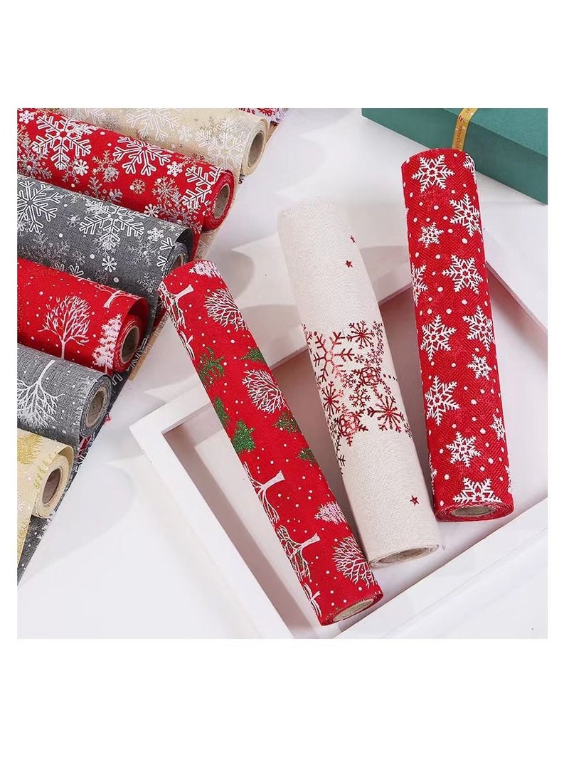 ACLIX Christmas Table Runners Table Runner for Family Christmas Holiday Table Christmas Dinner Party Table Decoration 28x270cm - Image 2
