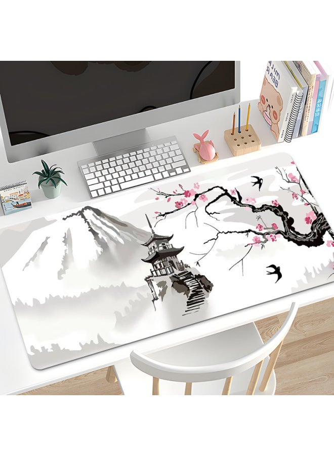 Explosions Creative Texture Lines Abstract Painting Large Flat Rubber Mouse Pad Non-slip Heat Map Wholesale-Color:900*400*3mm-Pattern:MY069 - Image 1