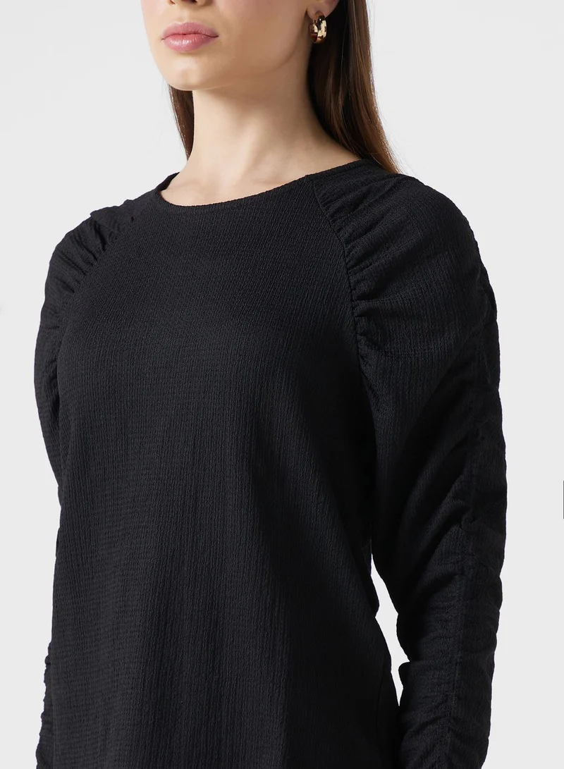 فيرو مودا Ruched Sleeve Top