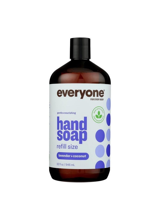 Everyone Lavender & Coconut Hand Soap Refill, 32 Fz 
