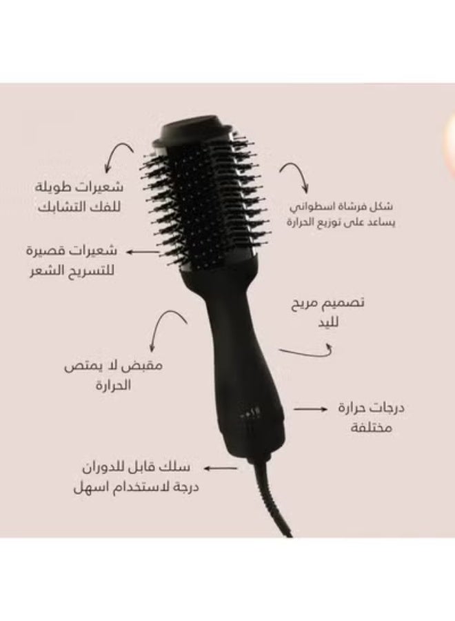 La belle Brush Hair Styler (Cyan) - Image 2