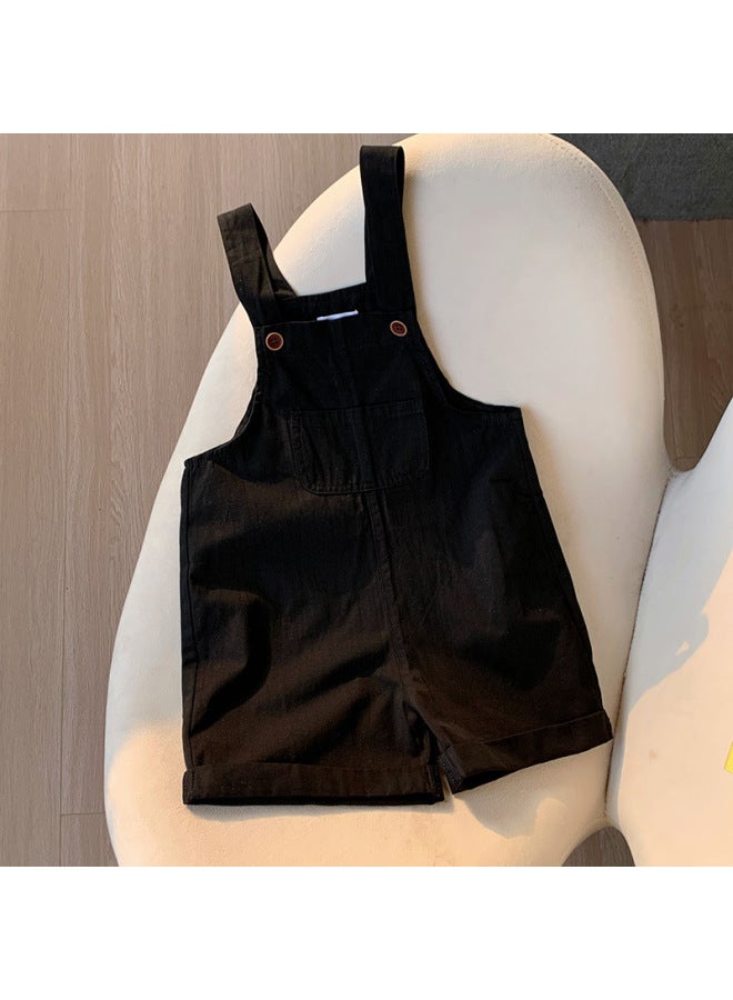 Moe Bao Liuyi Wear Children's Straps For Small And Medium-sized Children's Boys And Girls Korean Casual Pants Candy-colored Performance Clothes