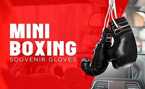 Pro Impact Mini Boxing Gloves - Miniature Punching Gloves - Hanging Decoration or Souvenir Display - for Home & Car Use - 1 Pair (Pink) - Image 4