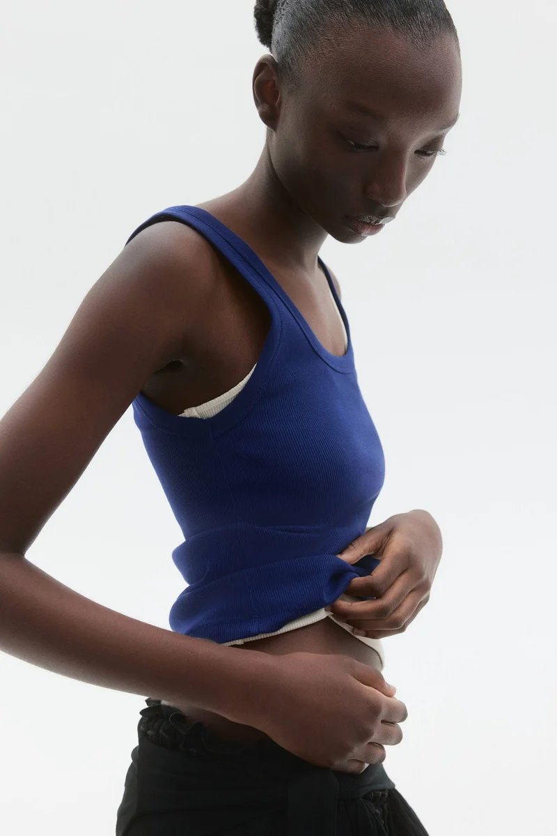 H&M Ribbed vest top