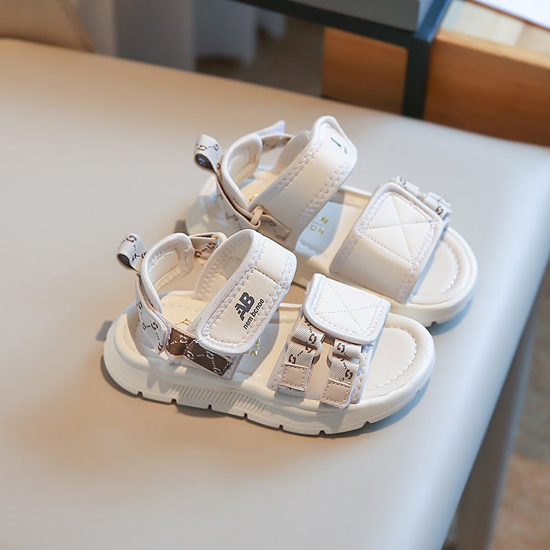 Children'S Sandals 2023 Korean Style Medium And Large Children'S Fashion Soft Bottom Sandals Boys Internet Celebrity All-Match Beach Shoes - Image 4