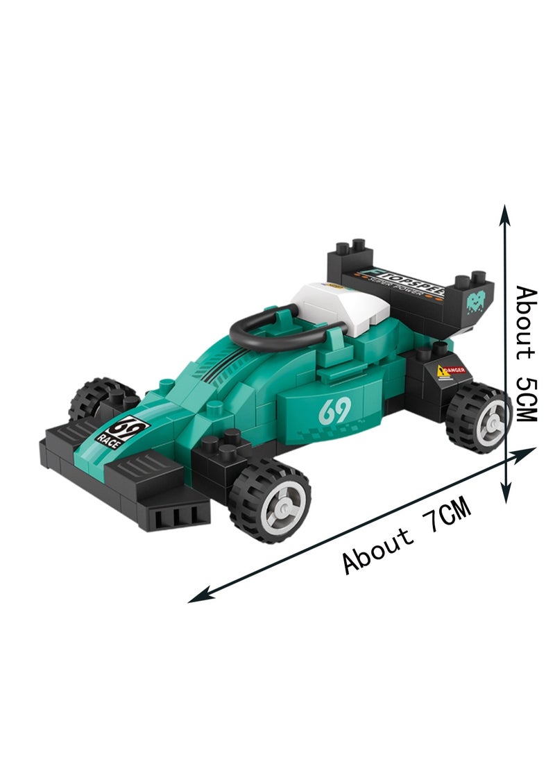 Mini Racing Car 130pcs, Assembled Car Building Block Toys Children'S Educational Building Model Gift - Image 2