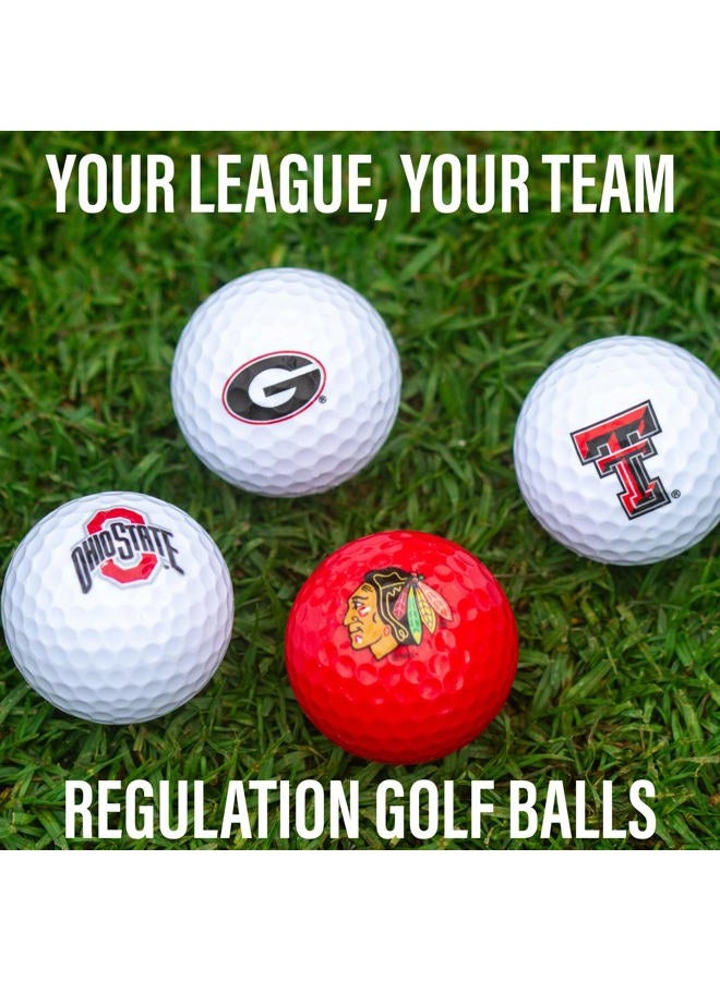 Team Golf NFL Philadelphia Eagles Logo Imprinted Golf Balls (3 Count) & 2-3/4" Regulation Golf Tees (50 Count), Multi Colored - Image 3