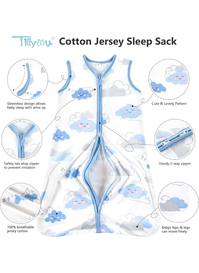 TILLYOU TILLYOU baby-boys Sleeveless Quilted Sleep Sacks  - Image 2