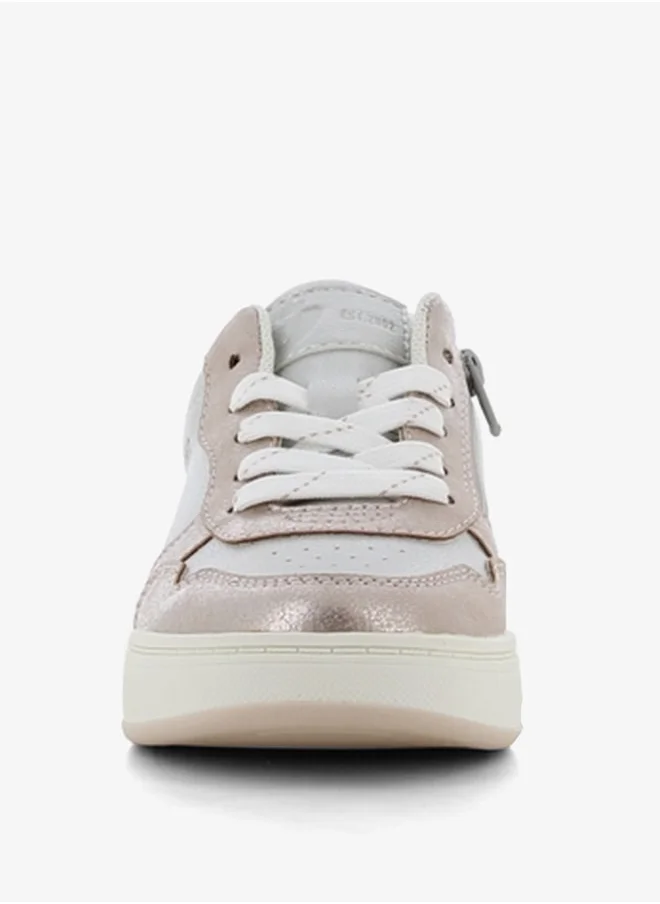 اس جي Girls' Panelled Lace-Up Sneakers