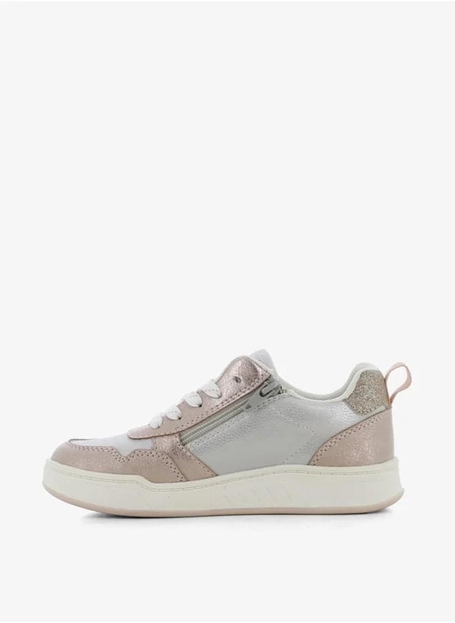 اس جي Girls' Panelled Lace-Up Sneakers