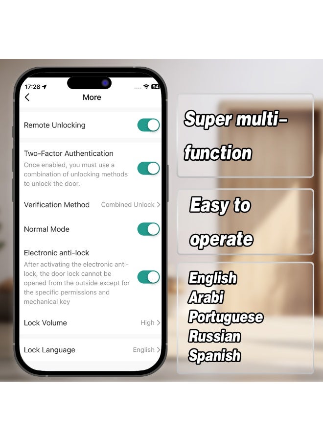 تويا قفل باب ذكي السعودية 4585 - Image 4