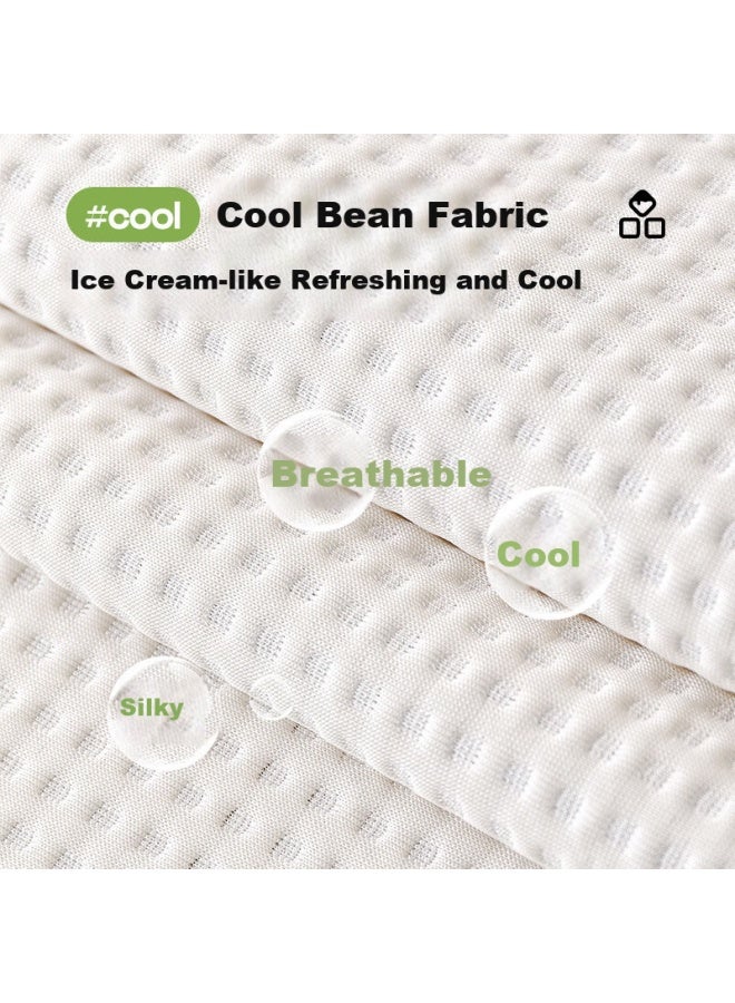 Avivi Ice Silk Sofa Cushion Summer Cool Mat Anti-Slip One-Piece High-End Seat Cover Cloth Towel Set Cover 90*90 Clear Foam - Image 2