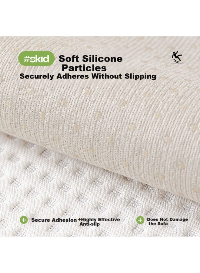 Avivi Ice Silk Sofa Cushion Summer Cool Mat Anti-Slip One-Piece High-End Seat Cover Cloth Towel Set Cover 90*90 Clear Foam - Image 4