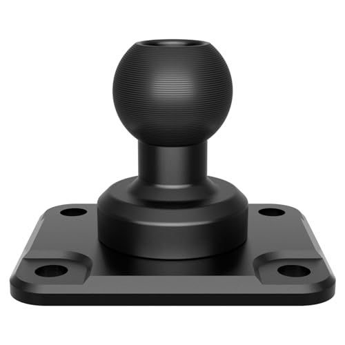 Tackform AMPS Mount - 20mm Ball | Aluminum | 4-Hole Drill Base | Mount to Dash, AMPS, or Grid Brackets | NOT Compatible with 1" / B Sized Systems - Image 1