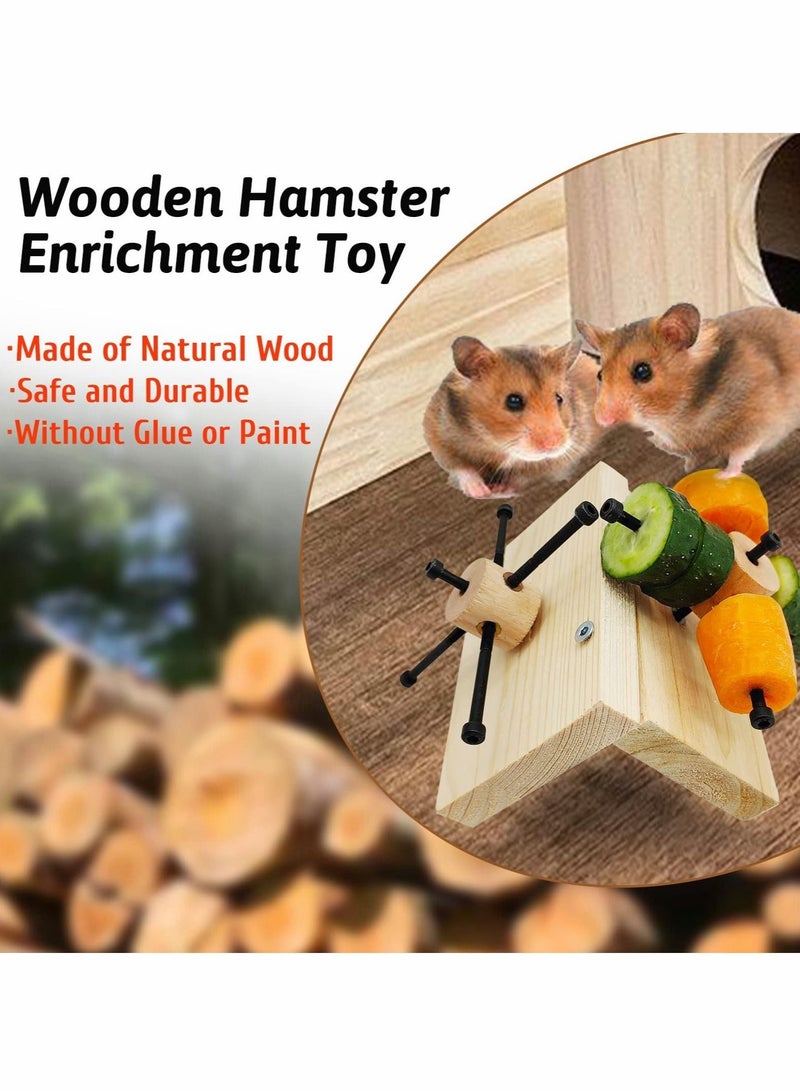 ألعاب الهامستر للجرذان والجرذان والحيوانات الصغيرة الأخرى لمضغها واللعب بها لحثهم على طحن أسنانهم - Image 4