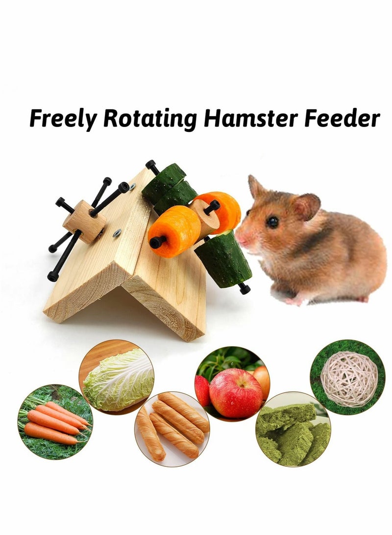 ألعاب الهامستر للجرذان والجرذان والحيوانات الصغيرة الأخرى لمضغها واللعب بها لحثهم على طحن أسنانهم - Image 3